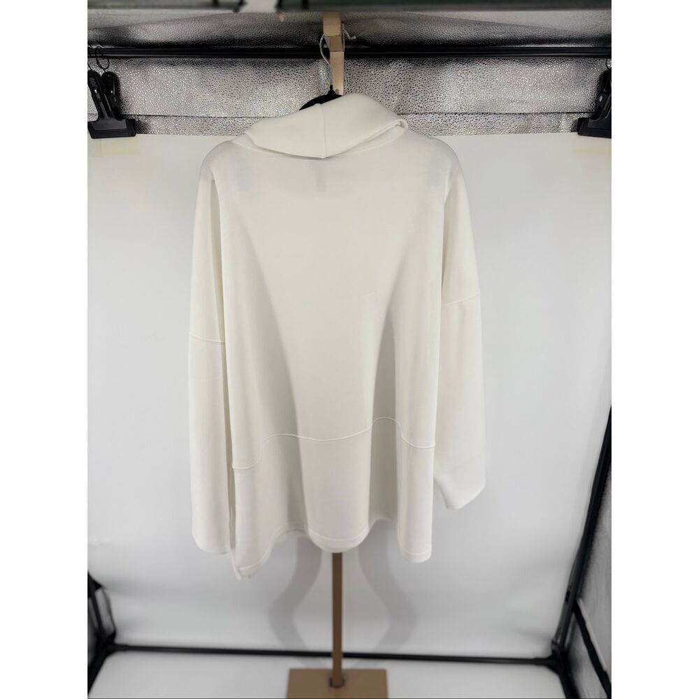 Spanx Air Essentials Turtleneck Tunic 3X White Oversized Pullover Soft Luxe - Picture 6 of 12